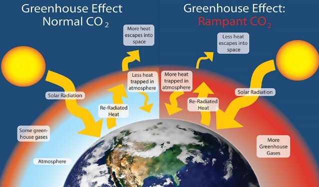 Green house effect and global warming